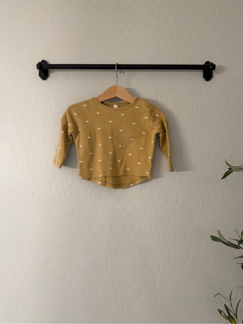 Quincy Mae Long-Sleeve Soft Tee - Sun Print
